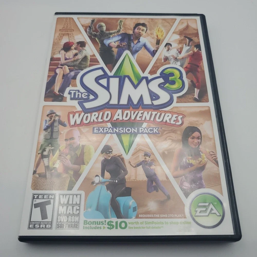 The Sims 3 World Adventures Game Complete PC Windows Mac 2009 Expansion Pack